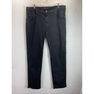 RYE 51 Men's Jeans 40 x 34 Onyx Black Stretch Denim Pants Made in Turkey R 51